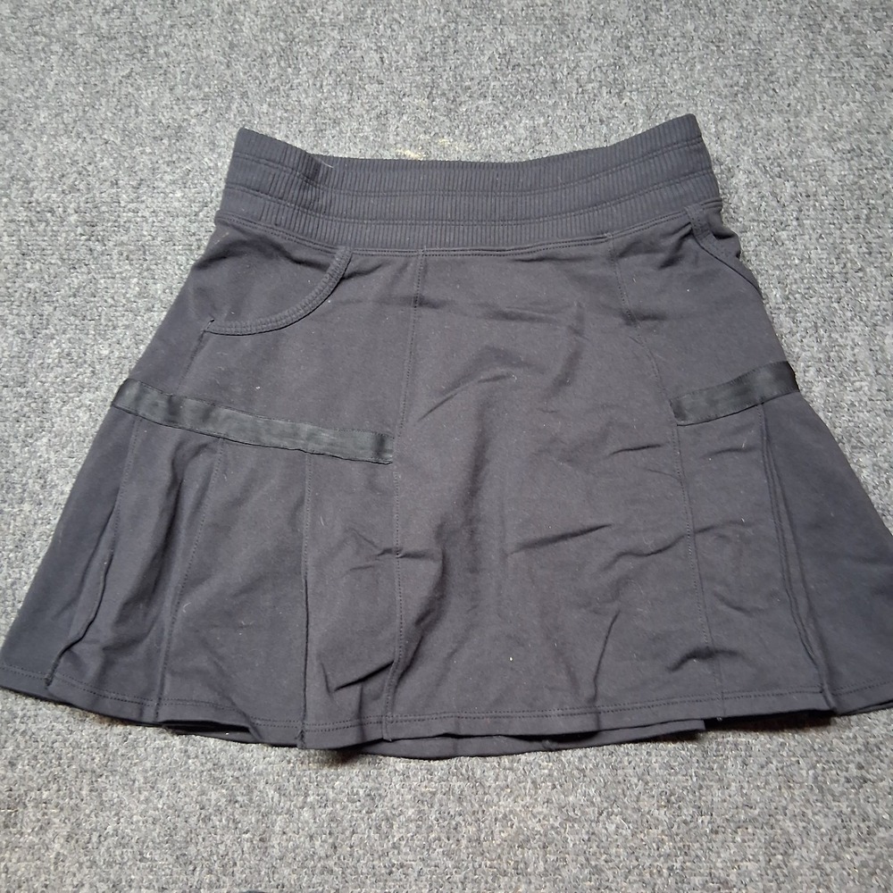Athleta Any Sport Pleated Black Mini Skort Womens Size XXS